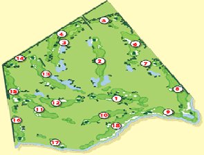 Arabella Golf map.